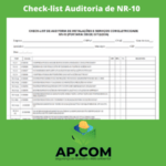 Check-list para auditorias em serviços e Instalações eletrica