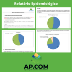 Modelo de Relatório Epidemiológico, simples, prático e objetivo.
